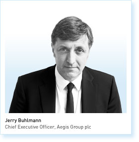 Jerry Buhlmann, Chief Executive Officer, Aegis Group plc.