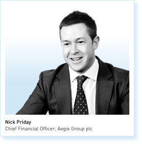 Nick Priday, Chief Financial Officer, Aegis Group plc.