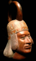 Moche portrait ceramic Quai Branly 600 BC